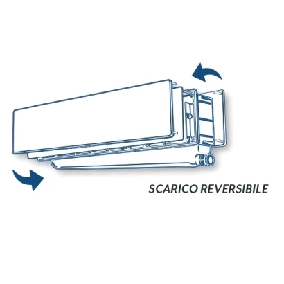 Cassetta scarico condensa mini combi plus con singolo scarico laterale